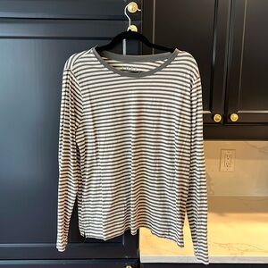 LOFT striped long sleeve tee, worn once, like NEW